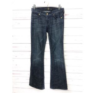 7 For All Mankind Flare Blue Jeans
